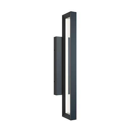 Afx Liam 24-in. LED Outdoor Sconce - Black LEMW0524LAJUDBK